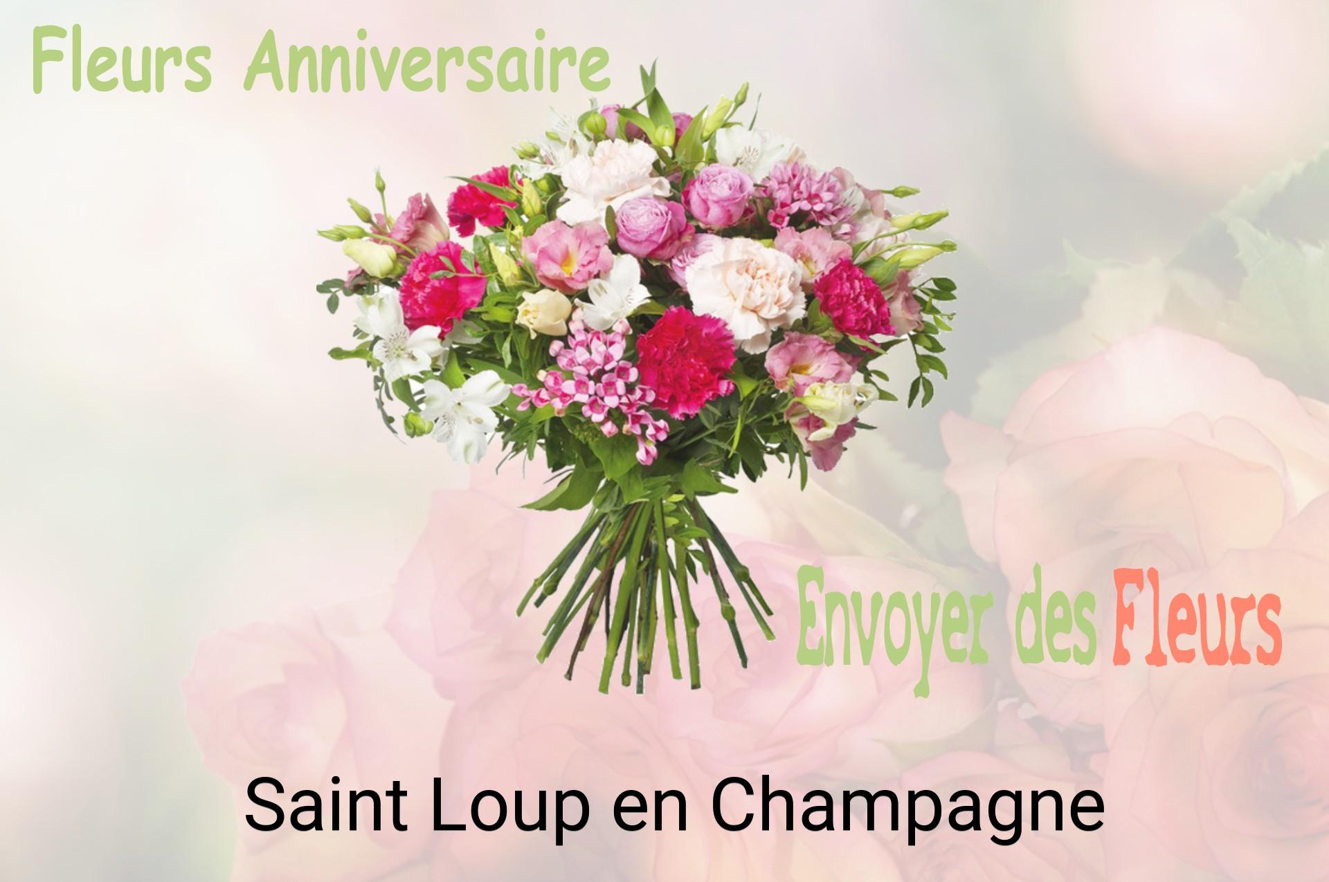 Bouquet de fleurs d’anniversaire livré à Saint-Loup-en-Champagne