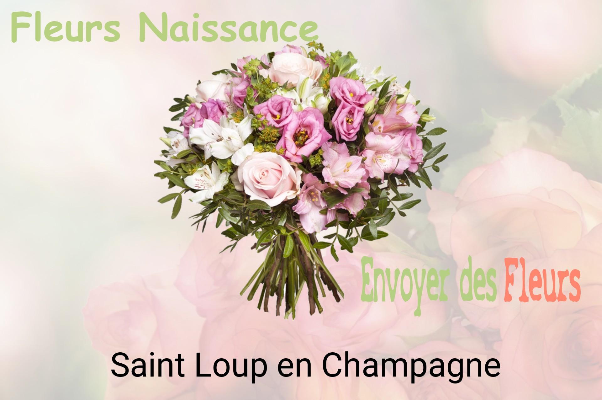 Bouquet de fleurs de naissance livré à Saint-Loup-en-Champagne
