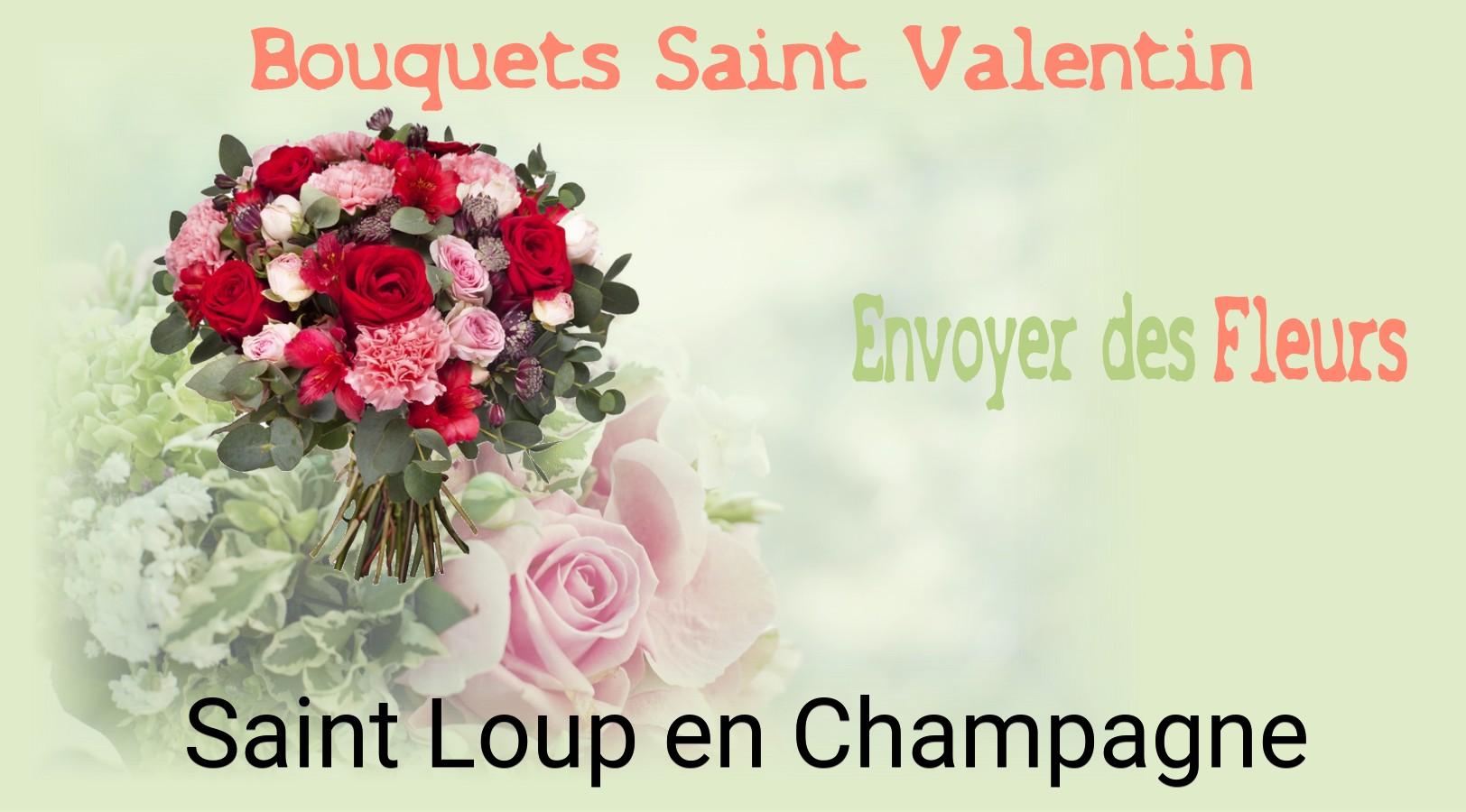 Roses de Saint-Valentin livrées à Saint-Loup-en-Champagne